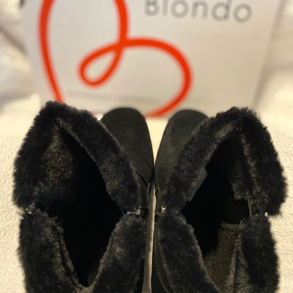 Blondo Black Winter Boots 8W - Picture 3 of 6
